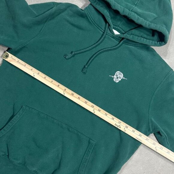 Suspicious Antwerp Skull Hype Playground Men's Green Hoodie - Picture 5 of 6